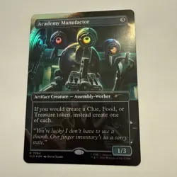 Academy Manufactor FOIL 7094 Secret Lair Fallout Bonus Card SLD MTG R Unplayed - Image 1