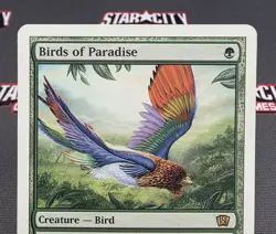 MTG Birds of Paradise- DAMAGED -8th Edition Magic the Gathering Card #233 - Image 3