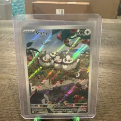 Pokemon TCG Starly Card 221/198 SV01 Scarlet & Violet Base Set - Image 1