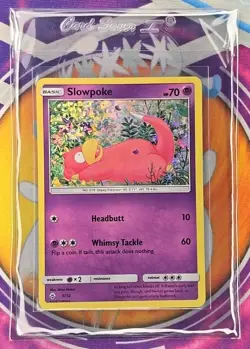 🔥Pokemon Cards Slowpoke 5/12 McDonald's Promo Holo 2018 Sleeved/ Protected 👍📈 - Image 3