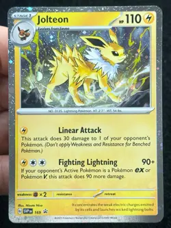 Jolteon SVP 169 - Cosmo Holo - Black Star Promo LP - NM - Pokemon TCG Card - Image 1
