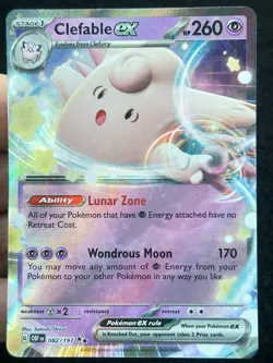 Clefable ex 082/197 - LP - NM - Pokemon TCG Card - Image 1