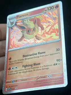 Flareon SVP 167 - Cosmo Holo - Black Star Promo LP - NM - Pokemon TCG Card - Image 2