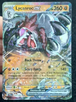 Lycanroc ex 117/193 - LP - NM - Pokemon TCG Card - Image 1