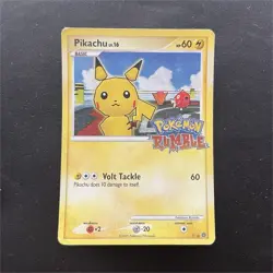 The Pokemon Company Pikachu 7 Pokemon Rumble Promo Holo Basic Card 2009 English - Image 1