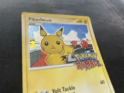 The Pokemon Company Pikachu 7 Pokemon Rumble Promo Holo Basic Card 2009 English - Image 2