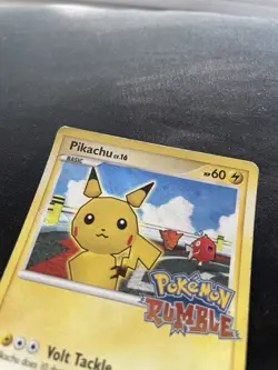 The Pokemon Company Pikachu 7 Pokemon Rumble Promo Holo Basic Card 2009 English - Image 3