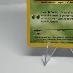 Pokemon TCG Bulbasaur 44/102 Base Set Regular Common Basic 1999 Card Stock - Image 3