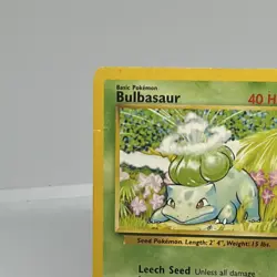 Pokemon TCG Bulbasaur 44/102 Base Set Regular Common Basic 1999 Card Stock - Image 4