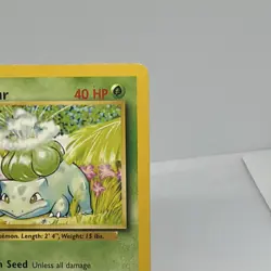 Pokemon TCG Bulbasaur 44/102 Base Set Regular Common Basic 1999 Card Stock - Image 5