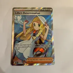 Pokemon TCG Mega Evolution Lillie’s Determination Full Art Trainer Card 169/132 - Image 1