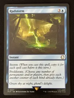 1x MTG Radstorm - Universes Beyond: Fallout (PIP) #37 - Magic the Gathering - Image 1