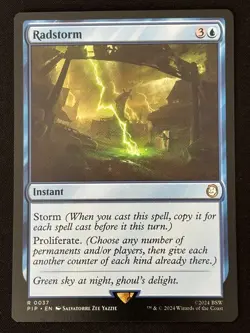 1x MTG Radstorm - Universes Beyond: Fallout (PIP) #37 - Magic the Gathering - Image 3