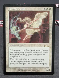 MTG Karmic Guide- DAMAGED -Urza's Legacy Magic the Gathering Card #011 - Image 1