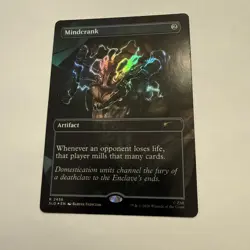 Mindcrank FOIL Borderless 2456 Secret Lair Drop SLD MTG Rare Unplayed Mint - Image 1