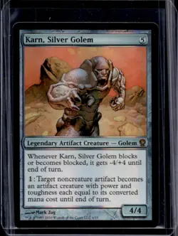 2010 Magic MTG From Vault: Relics Karn, Silver Golem #6 - Image 1