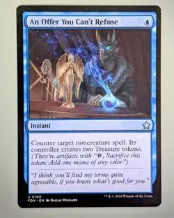 An Offer You Can't Refuse - Foundations #160 Uncommon - Near Mint - MtG - Image 1