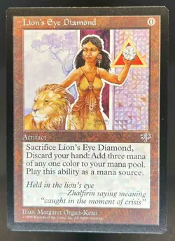 1996 Magic MTG Mirage Lion's Eye Diamond #NNO - Image 1