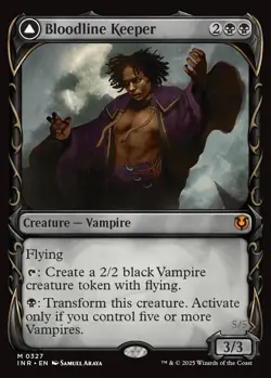 Bloodline Keeper Showcase INR #327 MTG Innistrad Remastered Vampire - Image 1