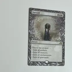 MTG Farewell altered Art hand painted Magic the Gathering Alter Best Board Wipe - Image 3