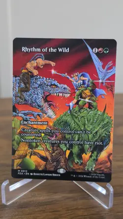 Rhythm of the Wild (Borderless) M TMNT Source Material 12 NM - Image 1