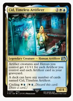 1x MTG Cid, Timeless Artificer 411 - Final Fantasy! NM Mint! - Image 1