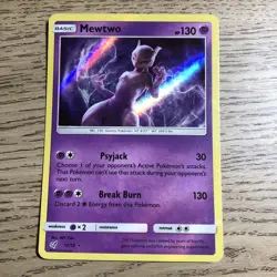 Mewtwo 12/18 Holo Detective Pikachu Mint / Nr Mint Pokemon Card - Image 1