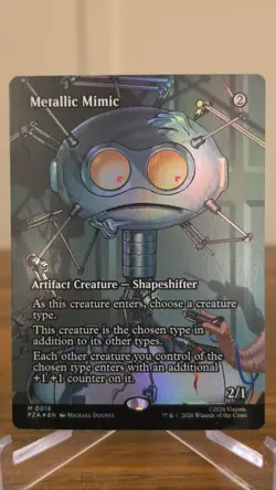 Metallic Mimic Foil (Borderless) M TMNT Source Material 16 NM - Image 1