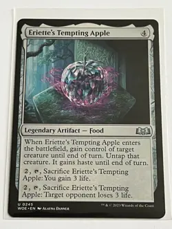 Eriettes Tempting Apple 245 MTG Wilds of Eldraine 2023 Mint - 9.0 + Non Foil - Image 2