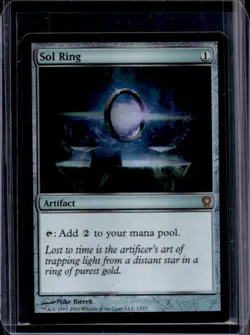 2010 Magic MTG From Vault: Relics Sol Ring #12 - Image 1