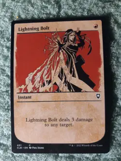 Lightning Bolt (Showcase) Commander Legends: Battle for Baldur's Gate NM MTG - Image 1