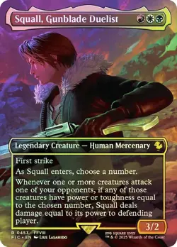 Squall, Gunblade Duelist (453/843) Final Fantasy Commander LP FOIL - Image 1