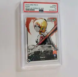 Nami OP03-040 - PSA 10 - Alt Art Leader - ENGLISH - One Piece Card Game - Image 3