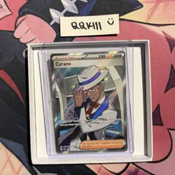 Cyrano 230/191 Surging Sparks Trainer Ultra Rare Full Art Holo Pokemon Card NM/M - Image 1