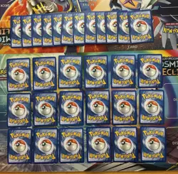 Vintage Pokemon Card Lot Reverse Holo Fire Giratina Ampharos Lucario - Image 2