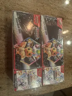 LOT OF 2 Pokemon Prismatic Evolutions Surprise Box & Booster Bundle Sams Club - Image 1
