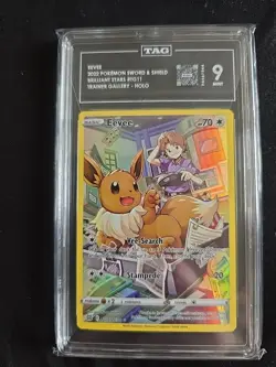 2022 POKEMON SWORD & SHIELD BRILLIANT STARS TG11 FULL ART/EEVEE - Image 1