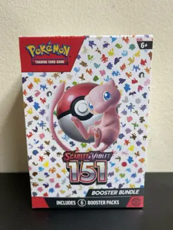 POKEMON SCARLET & VIOLET 151 BOOSTER BUNDLE TCG FACTORY SEALED ENGLISH 6 PACKS - Image 1