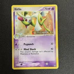Pokemon TCG Kirlia 33/106 EX Emerald Stamped Holo - LP+ - Image 1