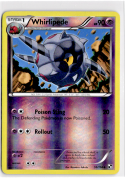 Whirlipede [Reverse Holo] #53 Pokemon Black & White - Image 1