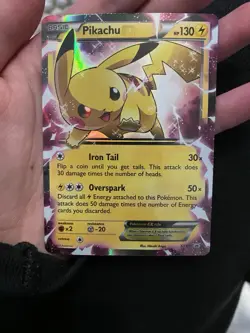2015 Pokemon XY Black Star Promos Pikachu EX #XY84 - Image 1