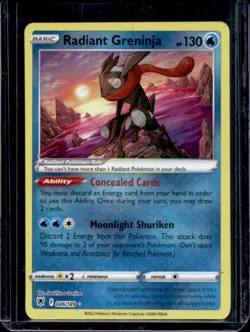 2022 Pokemon SWSH Astral Radiance Radiant Greninja #046/189 - Image 1