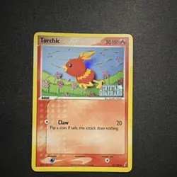 Pokemon Torchic Reverse Holo Crystal Guardians 65/100 Common 50HP 20ATK - Image 1