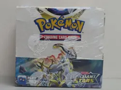 2022 Pokemon Sword & Shield Brilliant Stars Factory Sealed Booster Box - Image 1