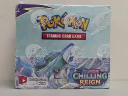 2021 Pokemon Sword & Shield Chilling Reign Factory Sealed Booster Box - Image 1