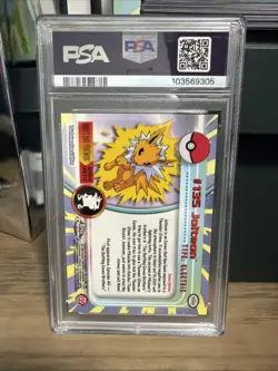 Pokemon Topps Chrome Jolteon #125 PSA 10 Gem Mint USA - Image 2