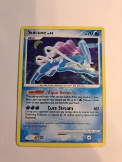2007 Pokemon Diamond & Pearl: Secret Wonders - Suicune Holo #19/132 - Image 1