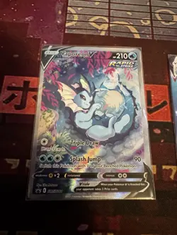 Vaporeon V SWSH181 and Vaporeon VMAX SWSH182 Sword & Shield Promo Cards Holo - Image 2