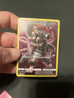 Full Art Armored Mewtwo HOLO Promo SM228 Pokemon Collector's Chest 2019 HP - Image 1