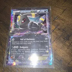 Pokemon Umbreon EX Fates Collide 55/124 Ultra Rare Holo 170 HP English - Image 1